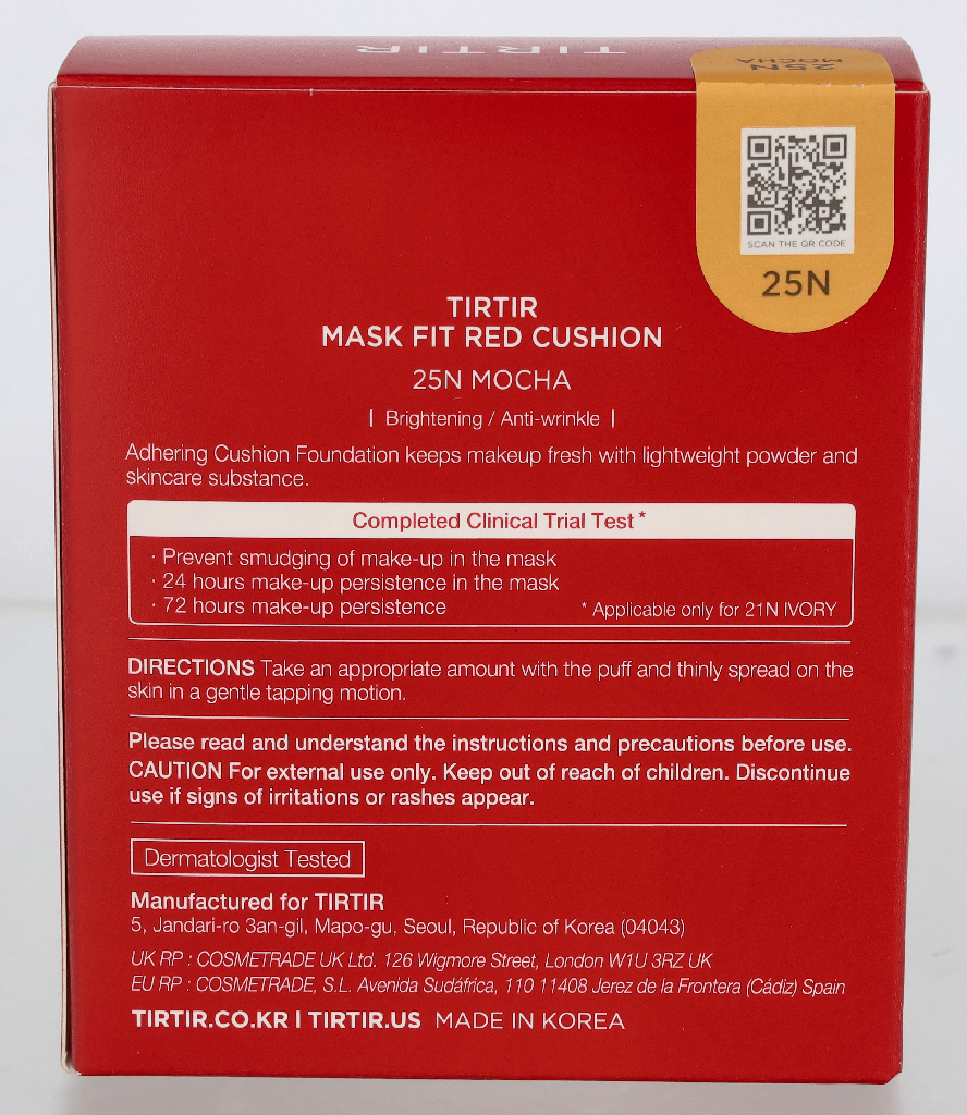 Tirtir Mask Fit Red Cushion Foundation SPF40 18 g