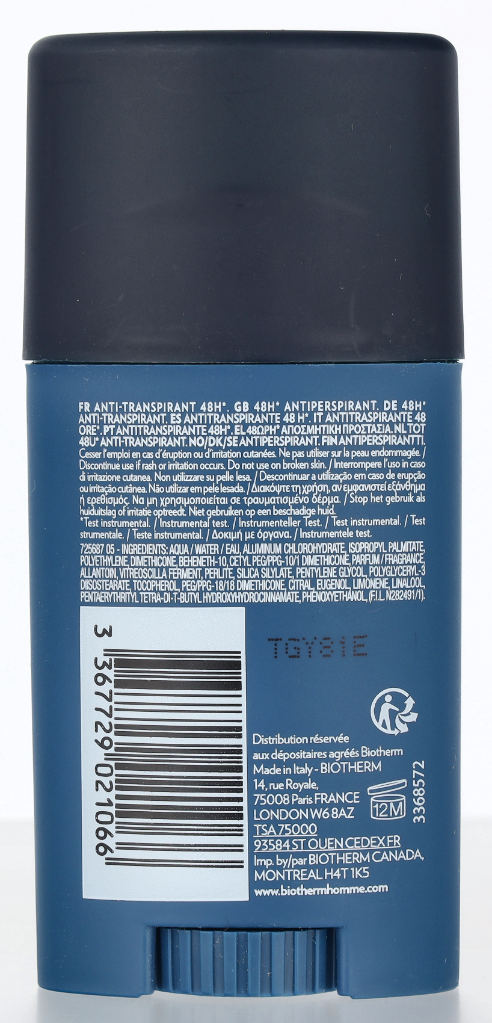 Biotherm Homme 48H Day Control Deo Stick 50ml
