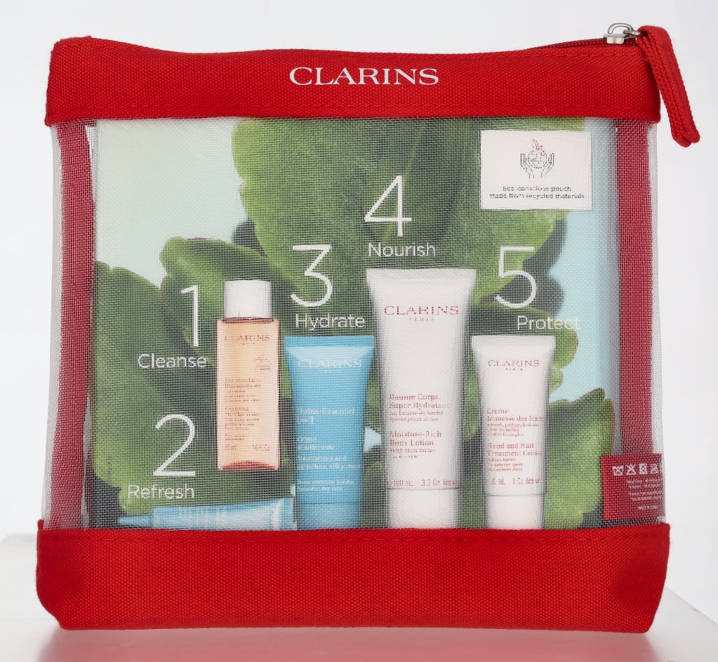 Clarins Head - To -Toe Moisturizing Essentials Set 217 ml