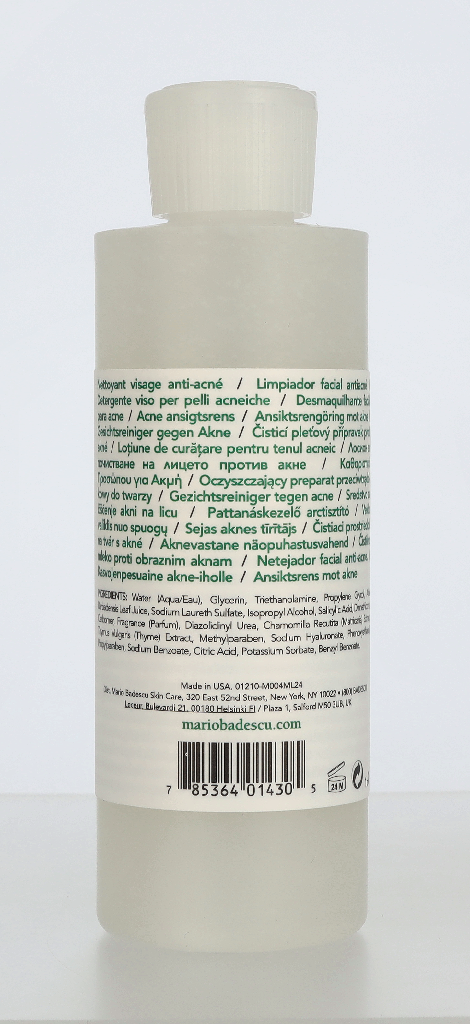 Mario Badescu Acne Facial Cleanser 177ml