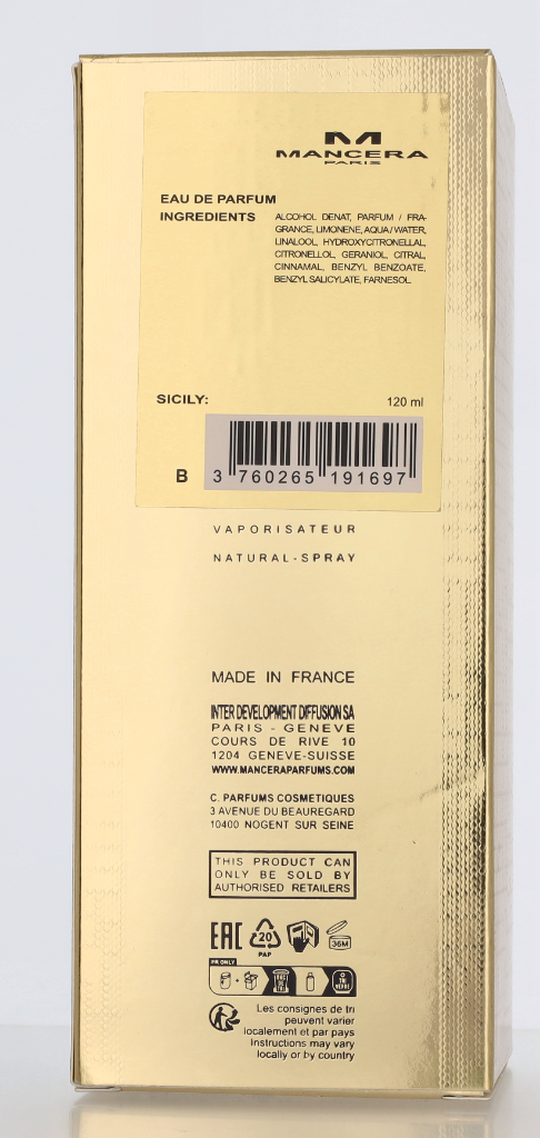 Mancera Sicily Edp Spray 60 ml
