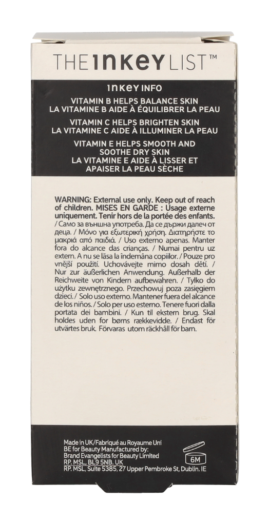 The Inkey List Vit-B,C Og E Moisturizer 50 ml