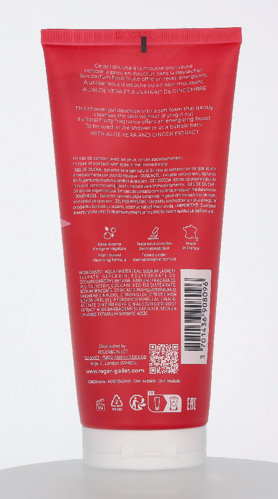 Roger & Gallet Gingembre Rouge Shower Gel 200 ml