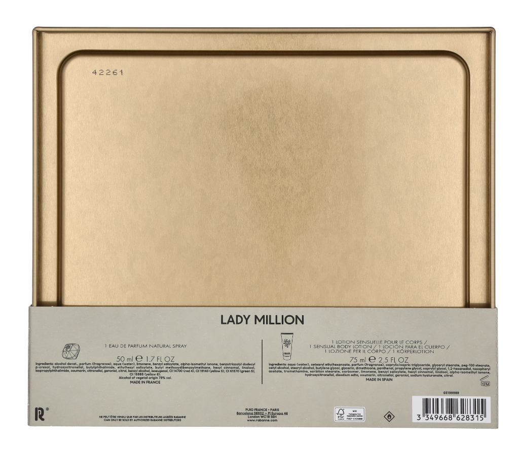 Paco Rabanne Lady Million Giftset 125 ml