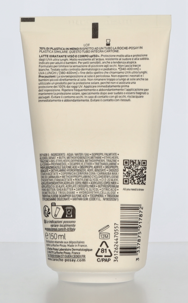 LRP Anthelios Uvmune 400 Body & Face Milk 150 ml
