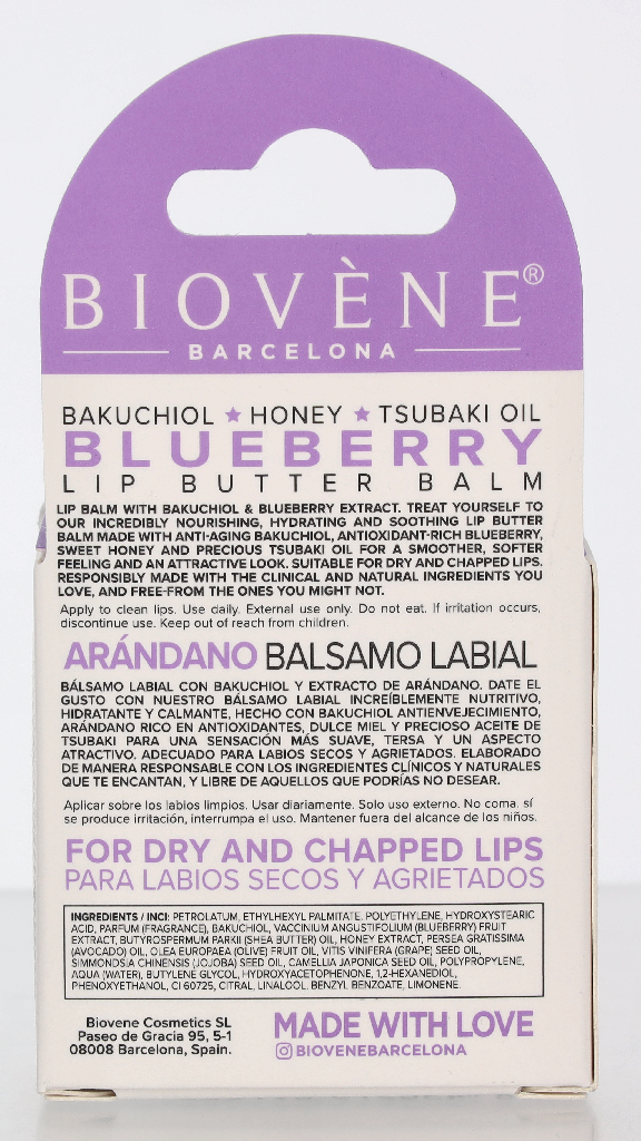 Biovene Age-Defy Tasty! Blueberry Lip Butter Balm 8 g