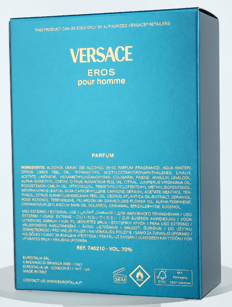 Versace Eros Pour Homme Parfum Spray