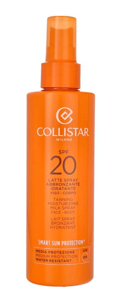 Collistar Tanning Moisturizing Milk Spray Face-Body SPF20 200 ml