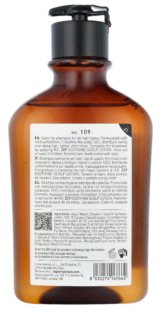 Depot No. 109 Anti-Itching Soothing Shampoo 250 ml