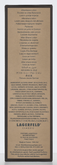Karl Lagerfeld Classic After Shave Lotion 100 ml