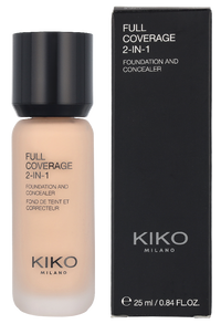 Kiko Milano Full Coverage 2 In 1 Foundation & Concealer 25 ml