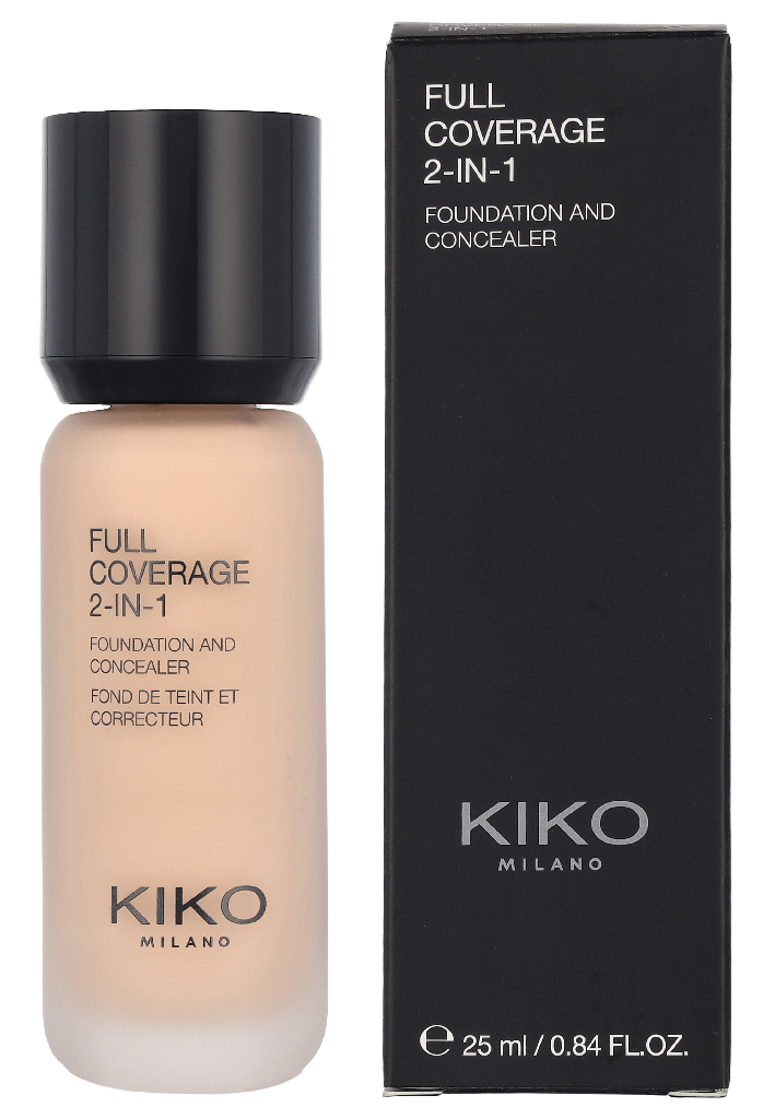 Kiko Milano Full Coverage 2 In 1 Foundation & Concealer 25 ml