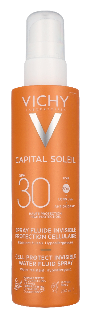 Vichy Capital Soleil Cell Protect Water Fluid Spray SPF30+ 200 ml