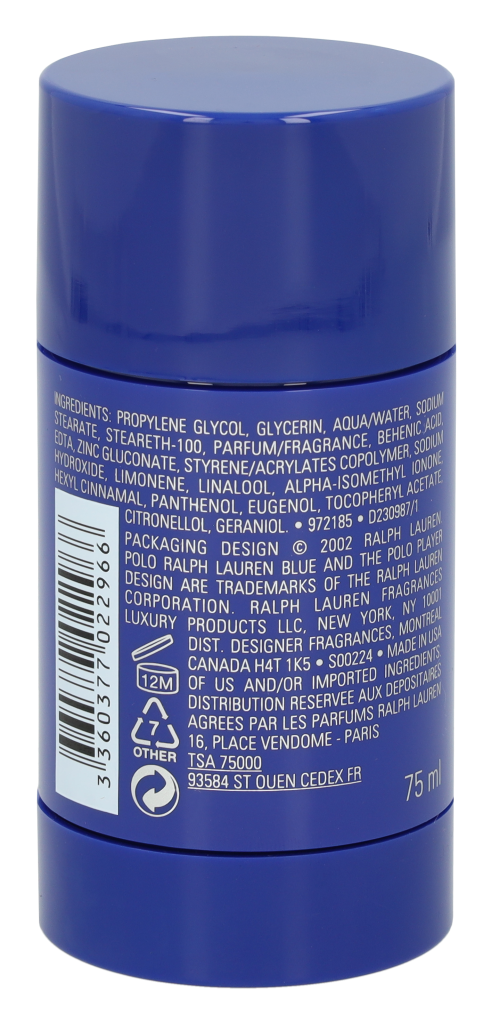 Ralph Lauren Polo Blue Deo Stick 75 gr