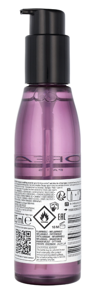 L'Oreal Serie Expert Liss Unlimited Prof. Smoother Serum 125ml