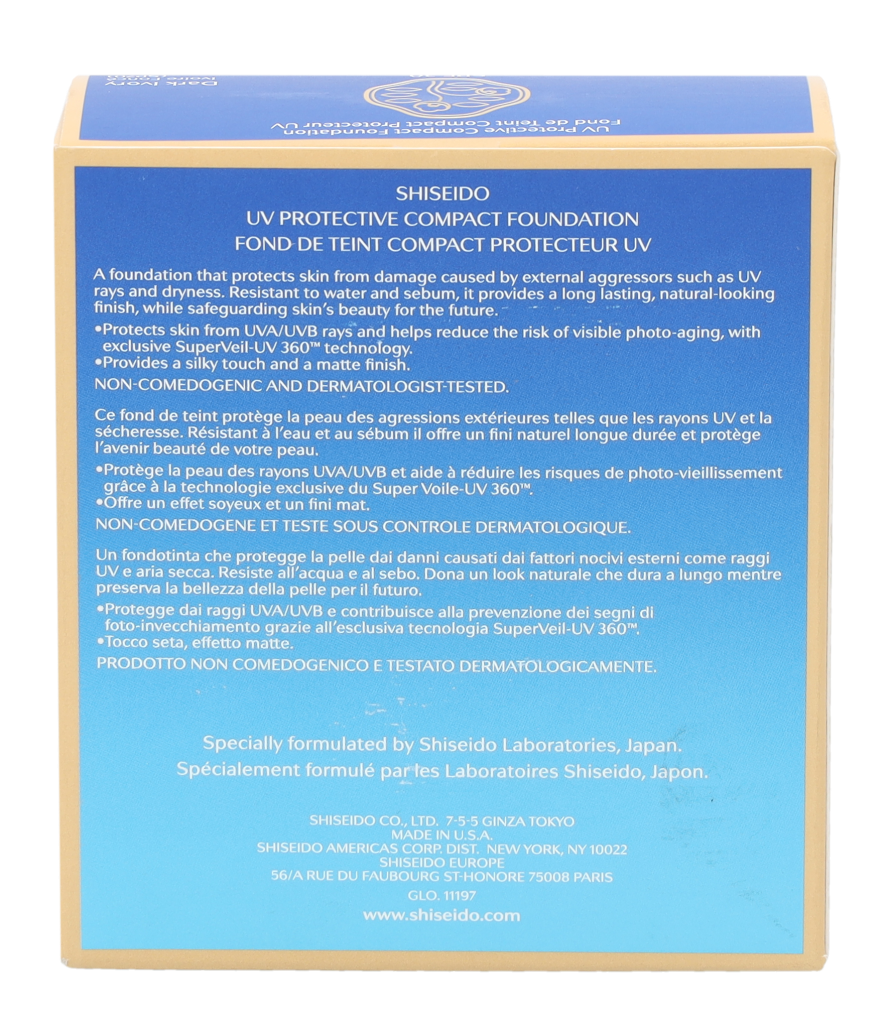 Shiseido UV Protective Compact Foundation SPF30 12 g