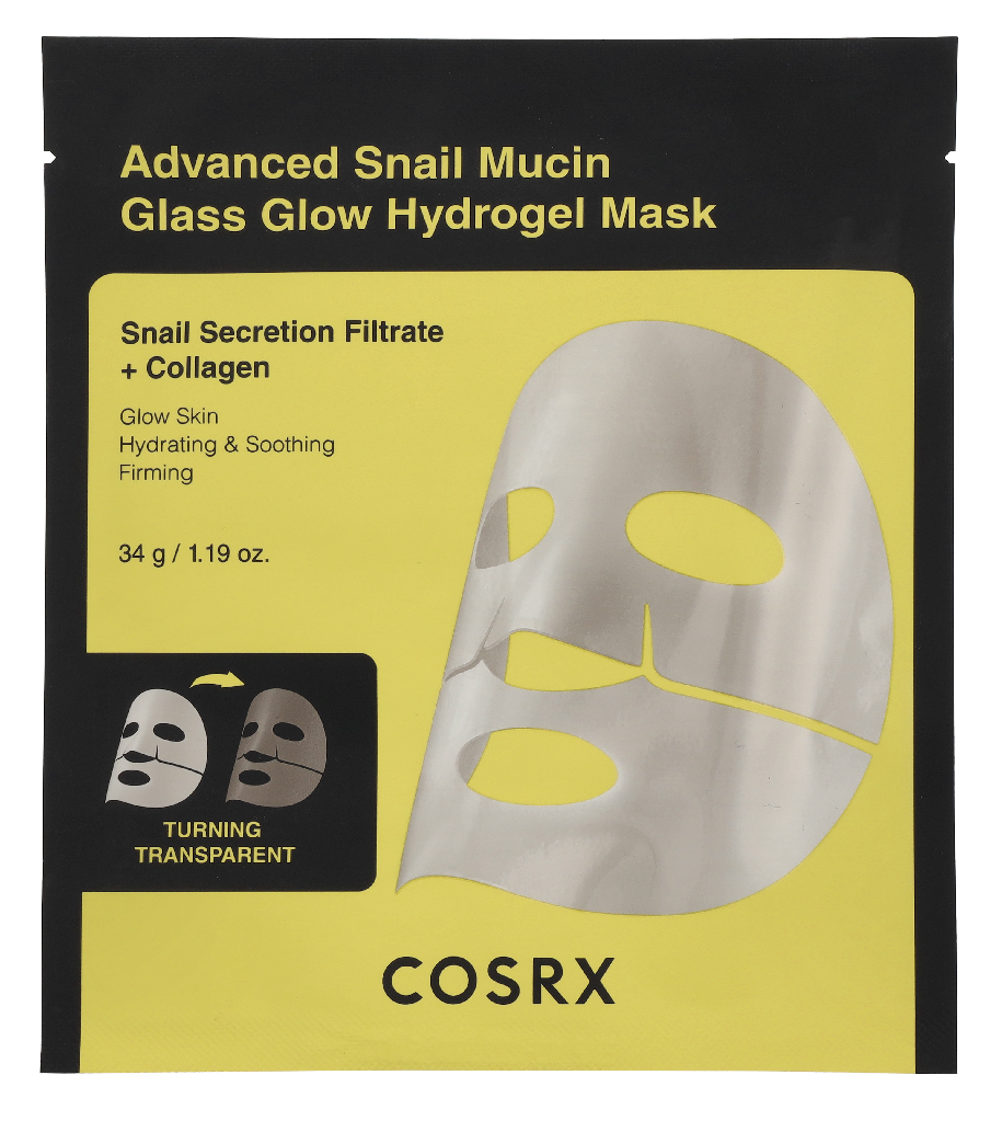 Biodance Advanced Snail Mucin Glass Glow Hydrogel Mask 34 g