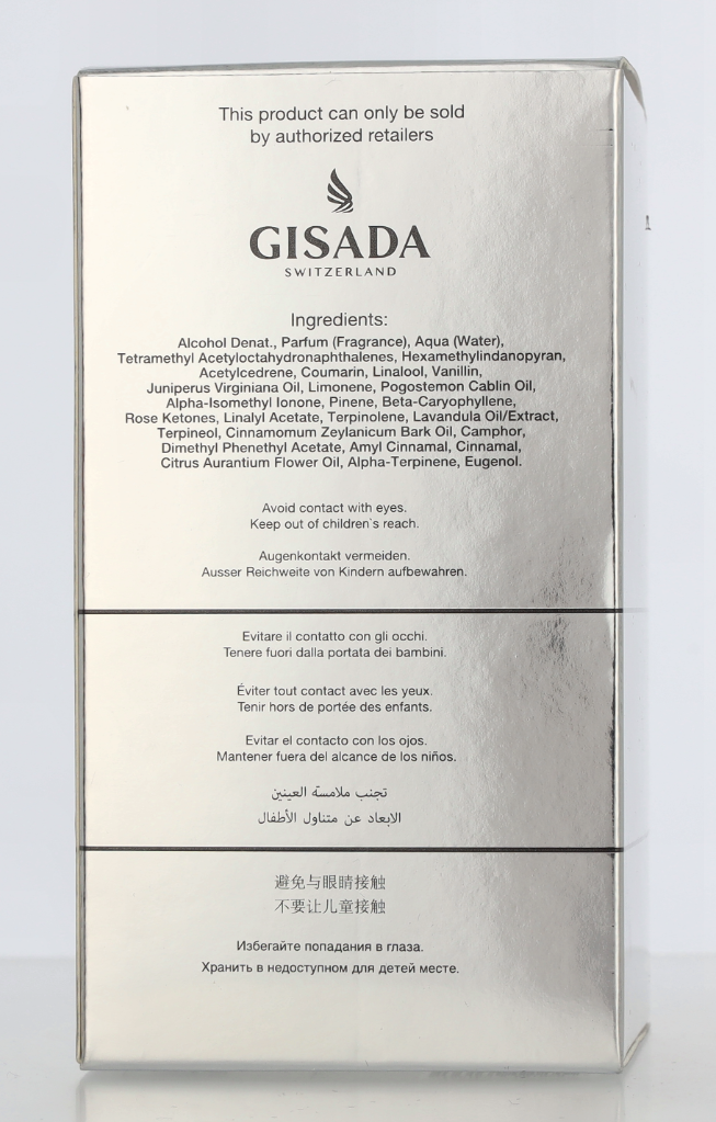 Gisada Titanium For Men Edp Spray 50 ml