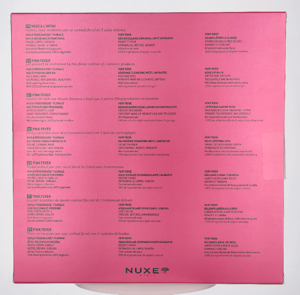 Nuxe Pink Fever Giftset 165 ml