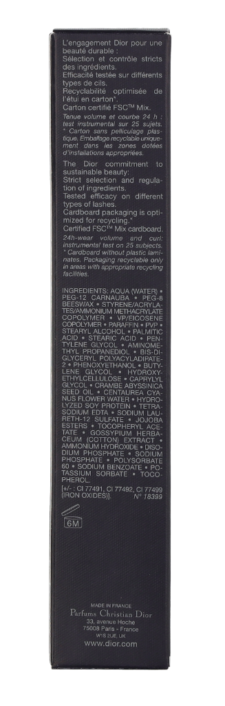 Dior Diorshow Iconic Overcurl Volume Mascara 6 g