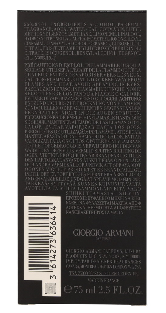 Armani Code Pour Homme Eau de parfum Spray