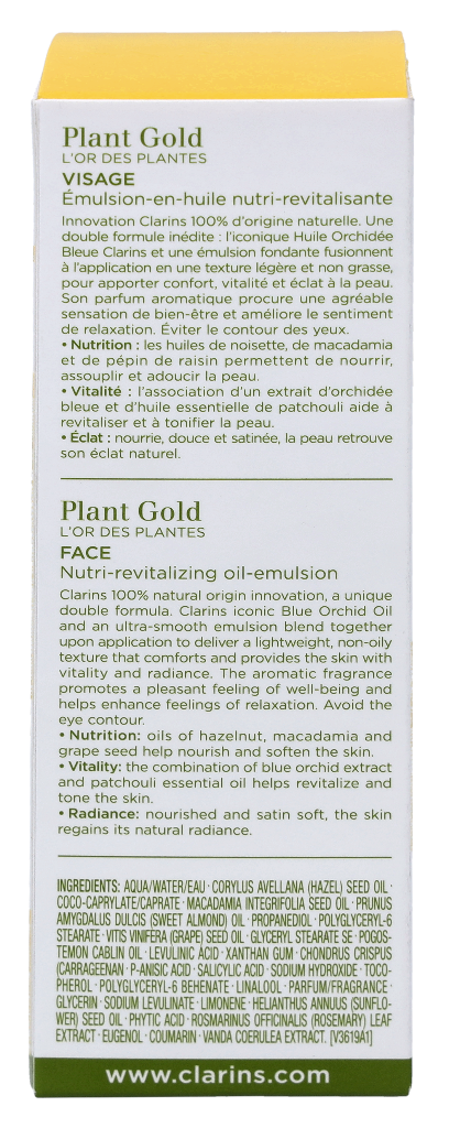 Clarins Plant Gold Nutri-Revitalizing Oil-Emulsion 35ml