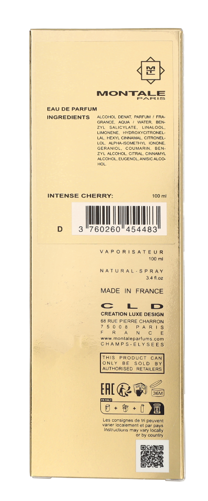 Montale Intense Cherry Eau de parfum Spray