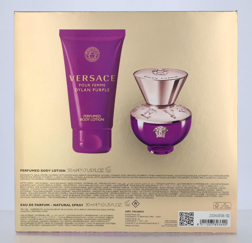 Versace Dylan Purple Giftset 80 ml