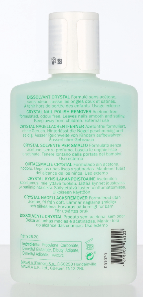 Mavala Crystal Nail Polish Remover 100 ml