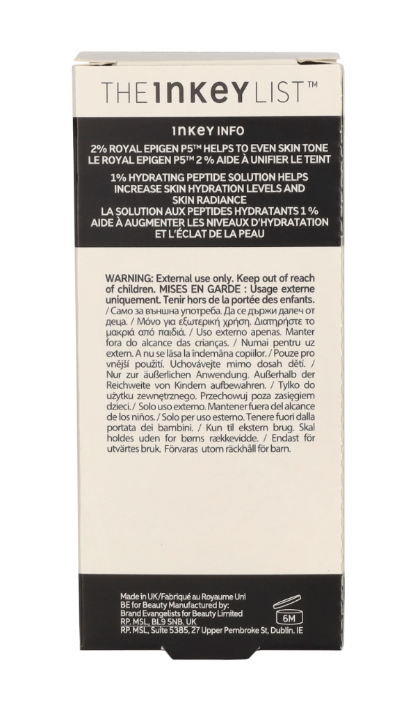 The Inkey List Peptide Moisturizer 50 ml