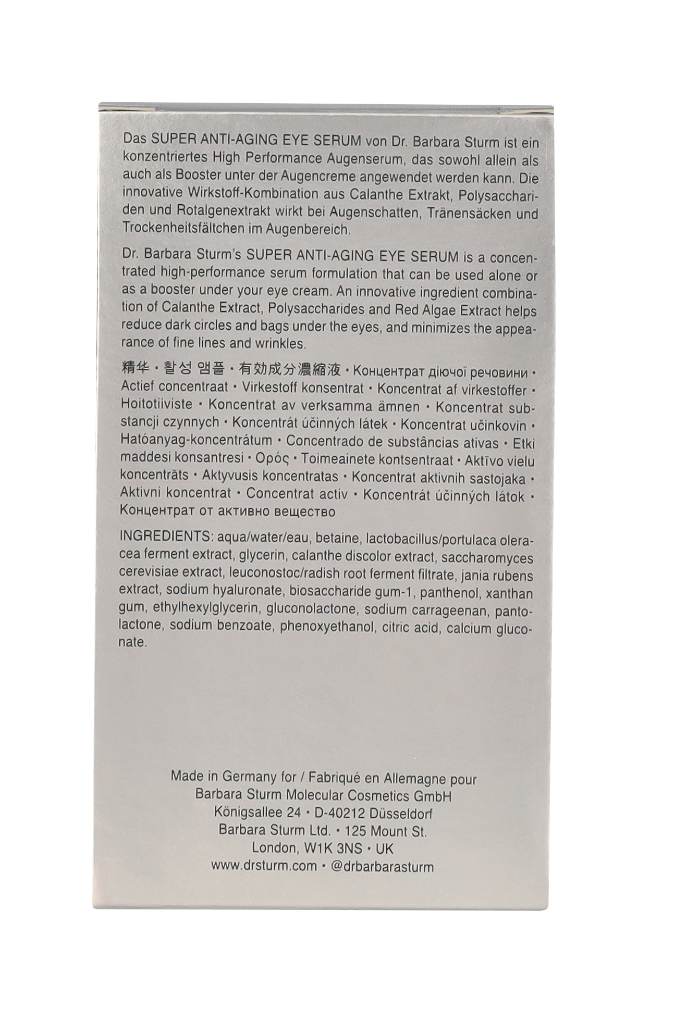 Dr. Barbara Sturm Super Anti-Aging Eye Serum 20 ml