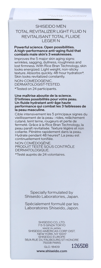Shiseido Men Total Revitalizer Light Fluid 70 ml