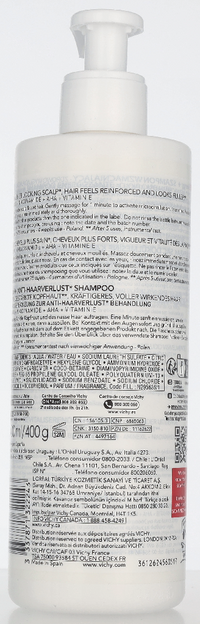 Vichy Energising Shampoo Targets Hairloss