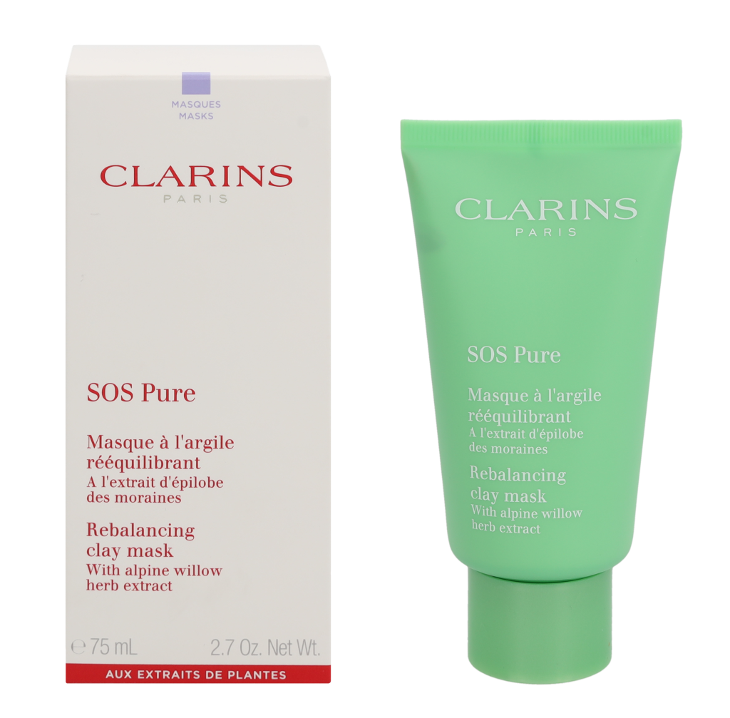 Clarins SOS Pure Rebalancing Clay Mask 75ml