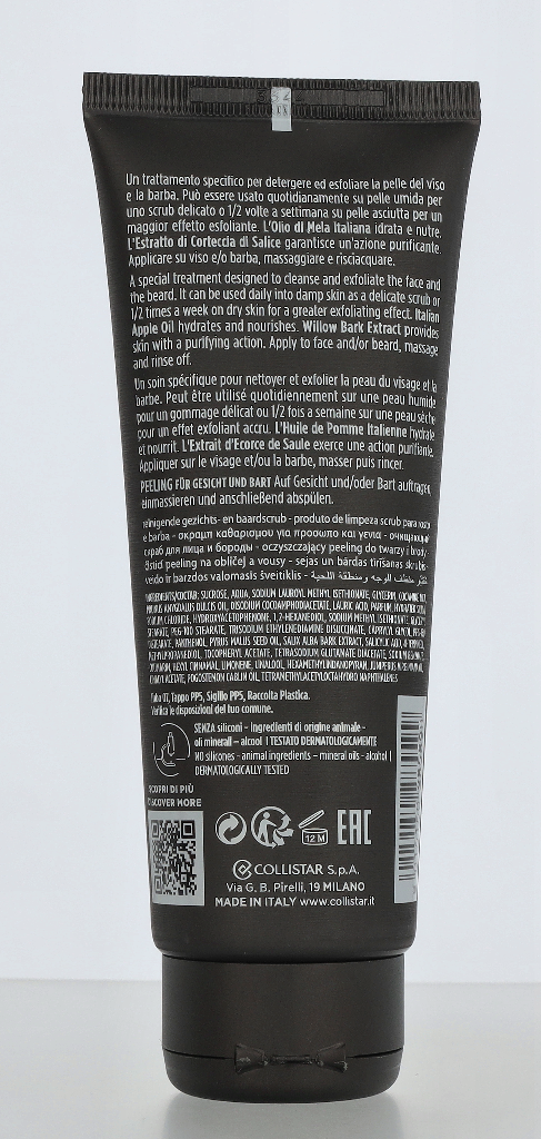Collistar Uomo Face And Beard Cleansing Scrub 100 ml