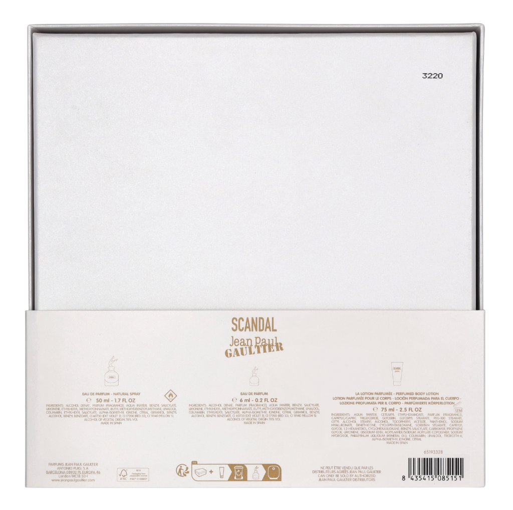 J.P. Gaultier Scandal Giftset 131 ml