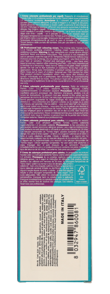 Fanola Hair Color Cream 100 ml