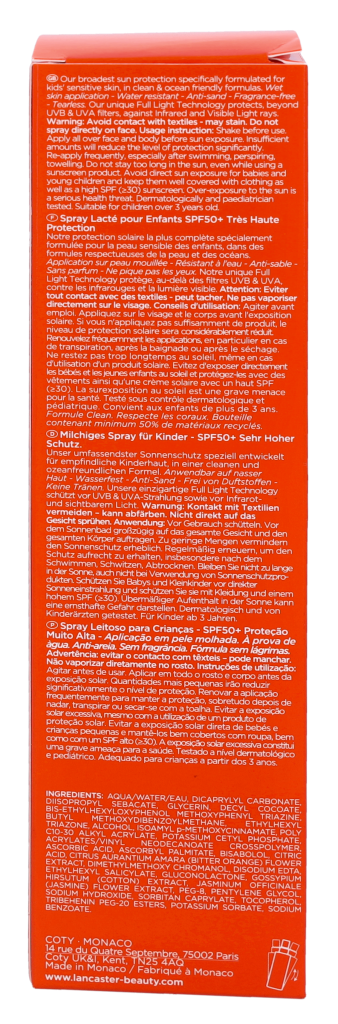 Lancaster Kids Sun Sensitive Milky Spray SPF50 150ml