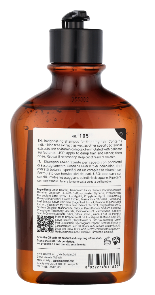 Depot No. 105 Invigorating Shampoo 250 ml