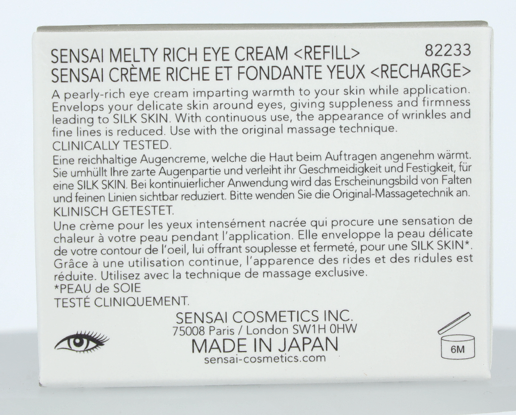 Sensai Melty Rich Eye Cream Refill 15 ml