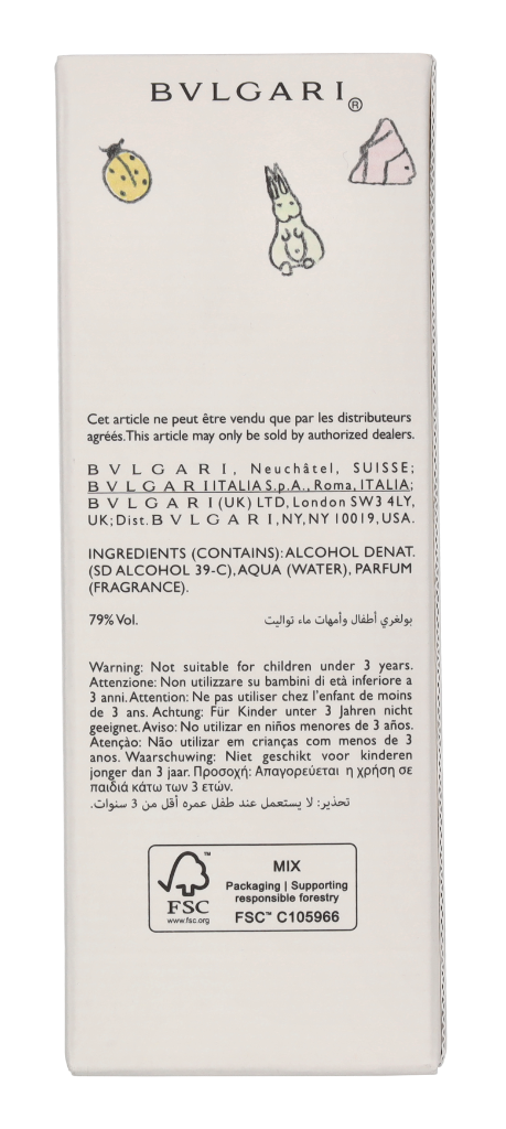 Bvlgari Petits Et Mamans Edt Spray 100 ml
