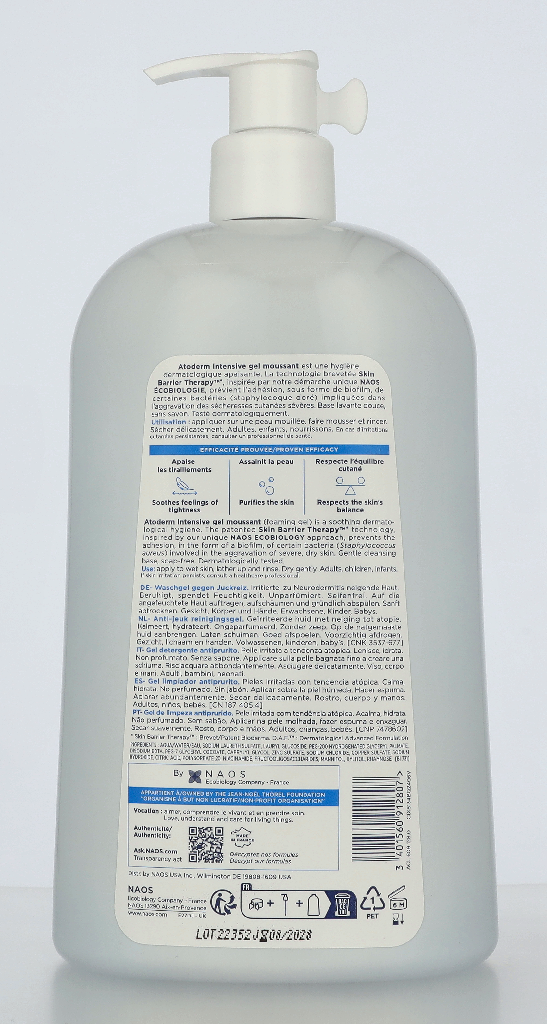 Bioderma Atoderm Intensive Gel Moussant 1000 ml