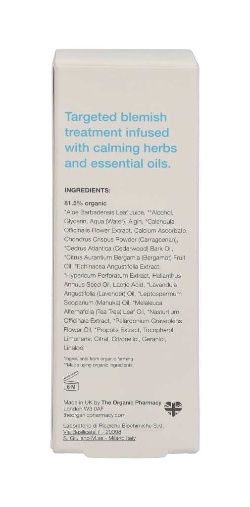 The Organic Pharmacy Blemish Gel 10ml