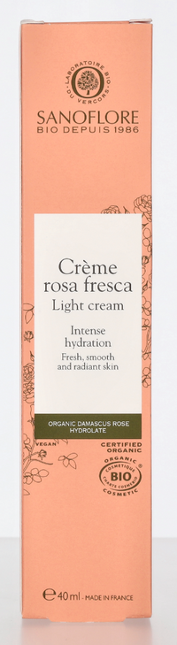 Sanoflore Rosa Fresca Intense Hydration Light Moisturiser 40 ml