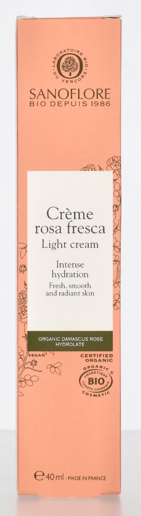 Sanoflore Rosa Fresca Intense Hydration Light Moisturiser 40 ml