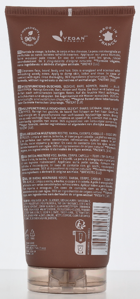 Nuxe Men Boost Multi-Use Shower Gel 200 ml