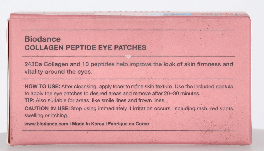 Biodance Collagen Peptide Eye Patch 60 stuk
