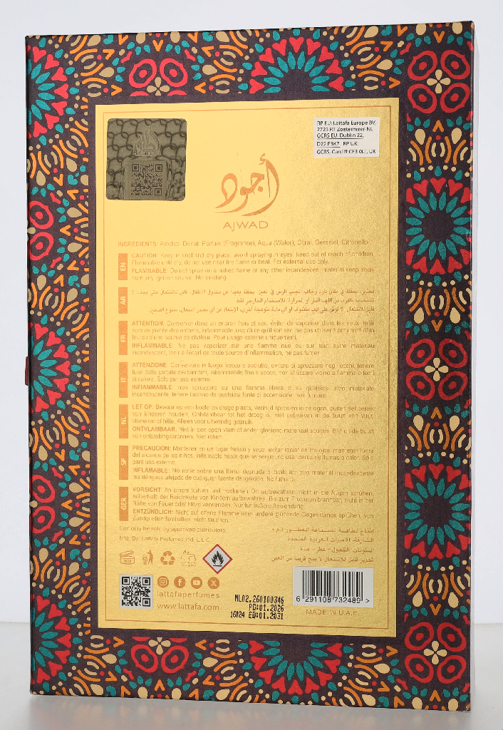 Lattafa Ajwad Edp Spray 60 ml