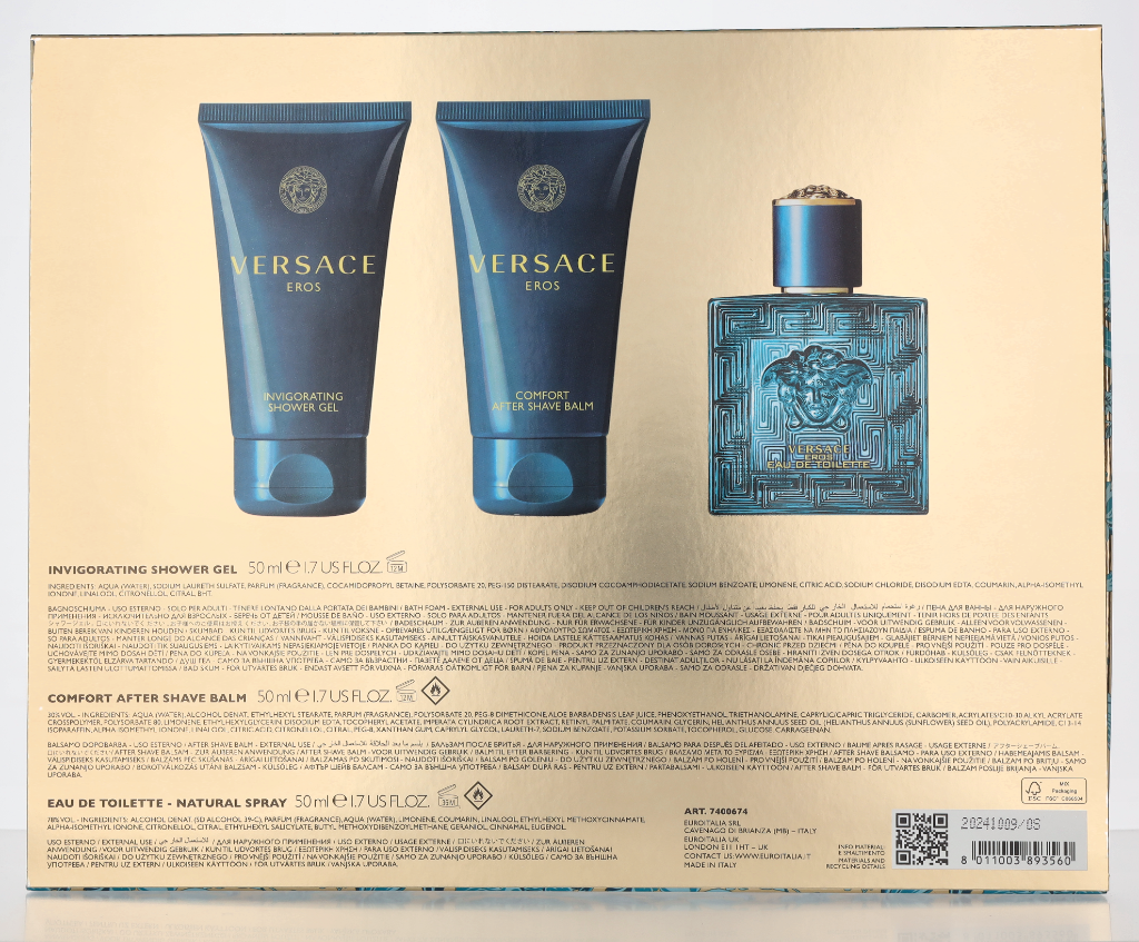 COFFRET EROS HOMME - 3 PRODUITS 150 ml