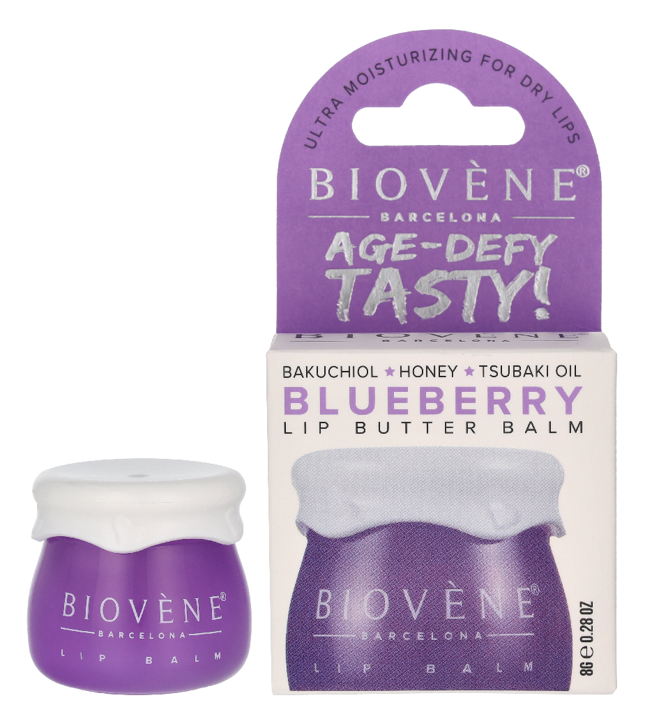Biovene Age-Defy Tasty! Blueberry Lip Butter Balm 8 g